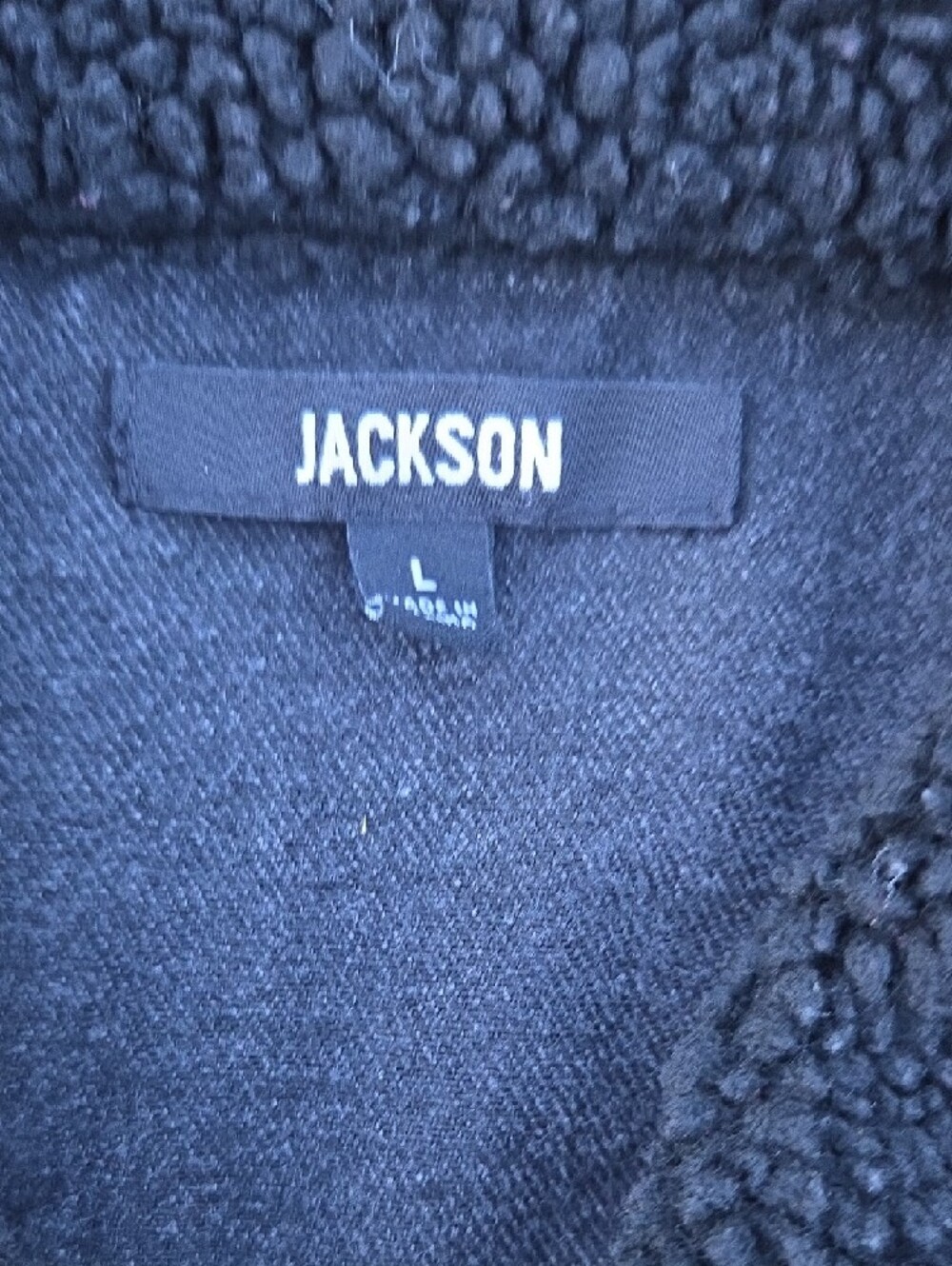 JACKSON Washed Denim Sherpa Collar Jacket - Picture 11 of 11